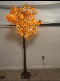 Led Autumn Maple leaf tree decor