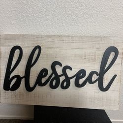 Blessed Wall Sign 