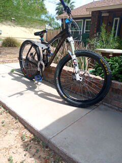 Nice fully upgraded Free Ride downhill mountain bike