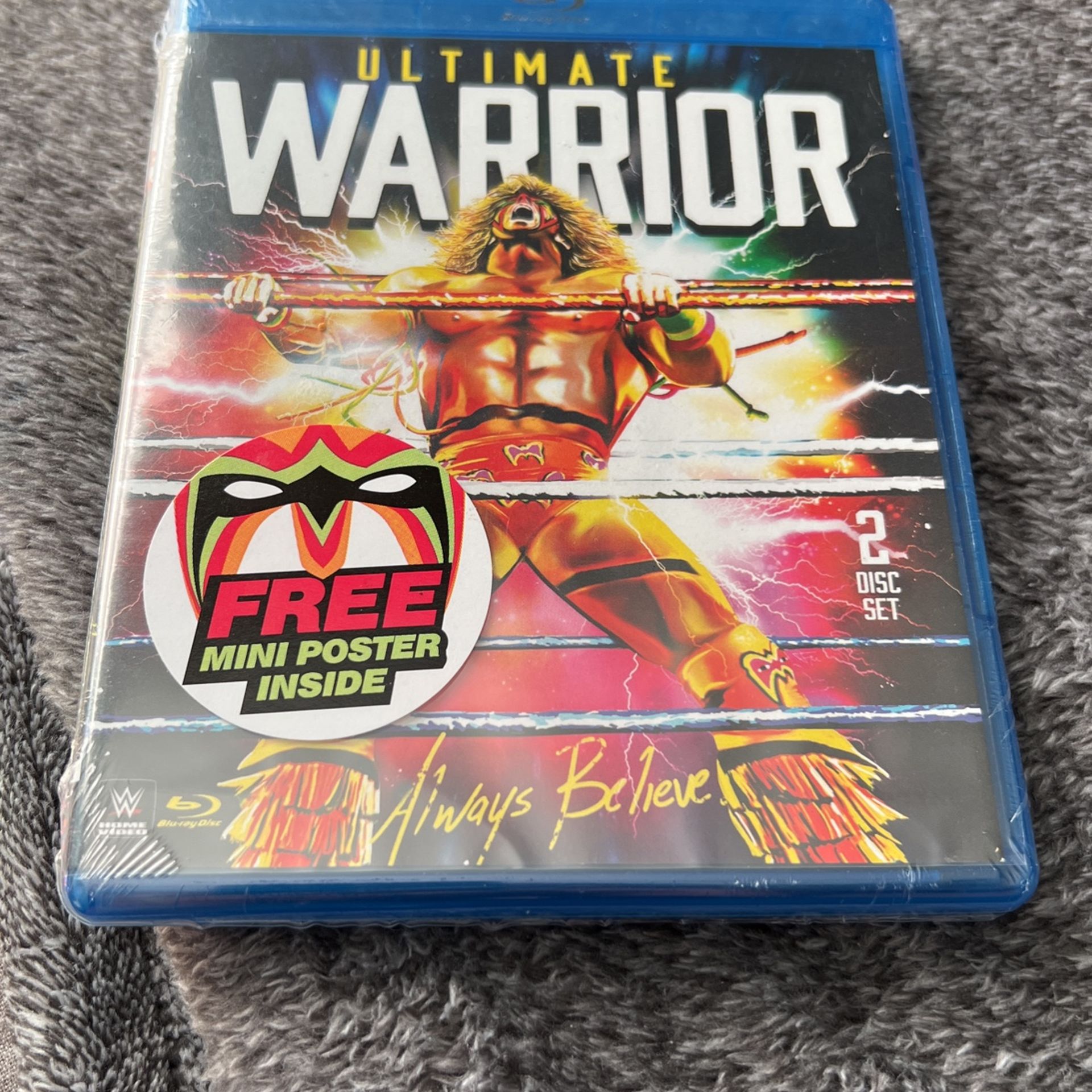 Ultimate Warrior Blu Ray 2 Disk Wwe