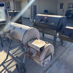 Smokers, Grills & Popcorn Machine