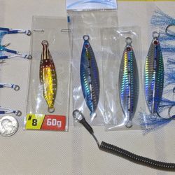Slow Jigging Bundle- Lures, Hooks, Pliers