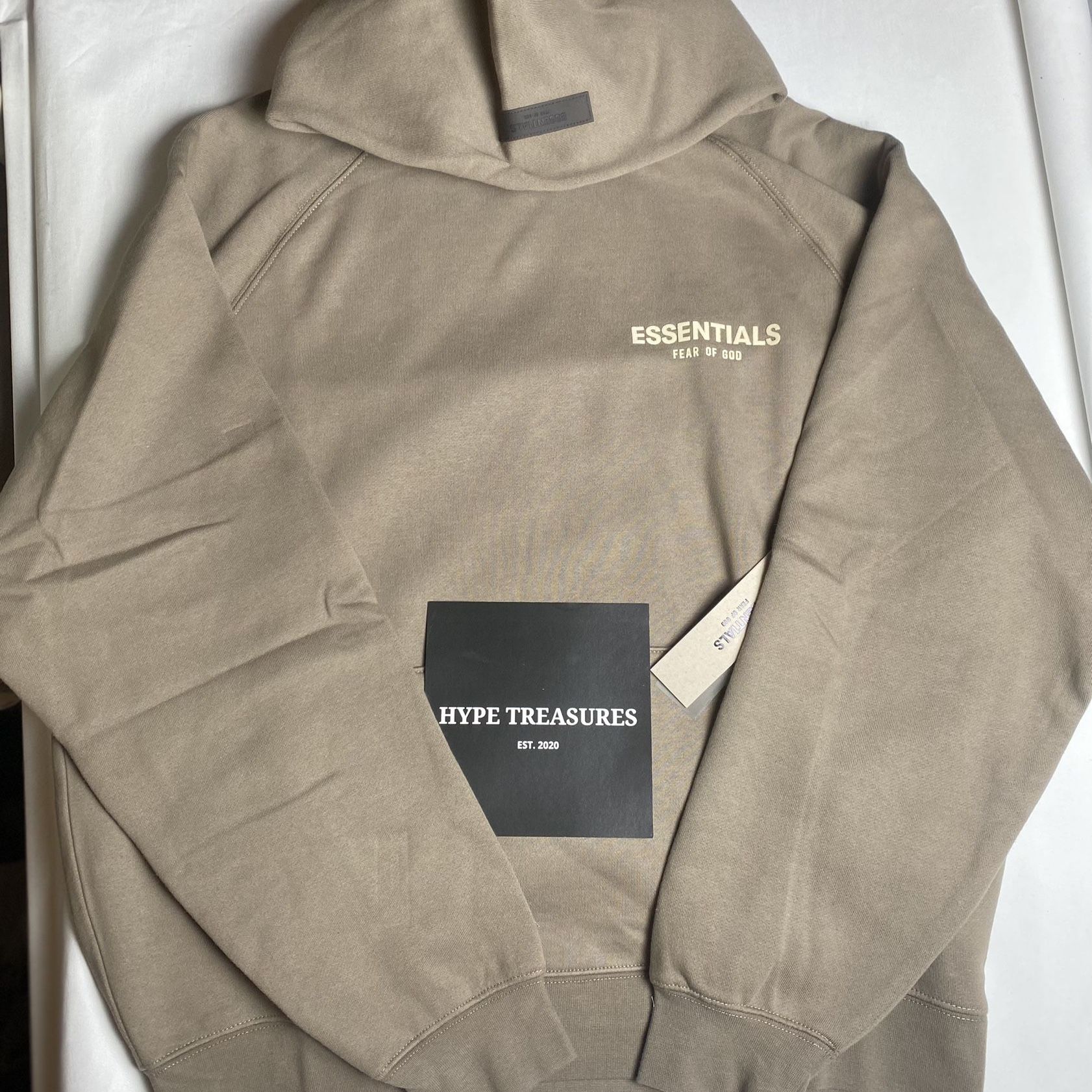 Brand new Essentials Desert Taupe Hoodie S,M,L @HYPETREASURES for 