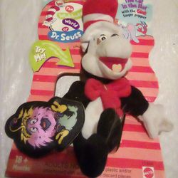 Cat In The Hat Finger Puppet With Gink 