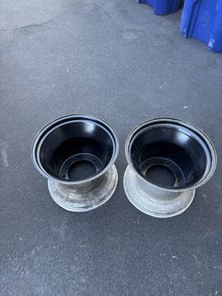 15x12 Wide 5 Aluminum Buggy Wheels