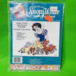 Disney Snow White and Forest Friends Cross Stitch