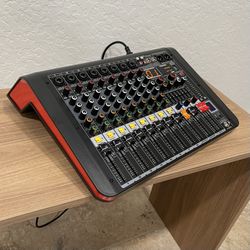8 Channel Passive Mixer With Bluetooth And 32 Sound Effects. Brand New!! 