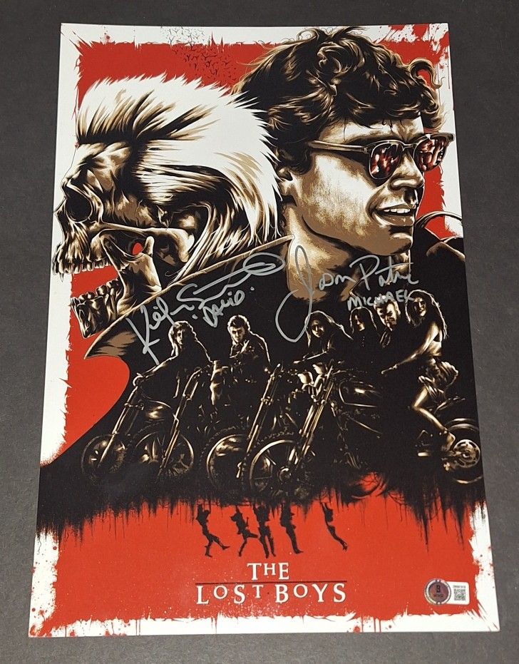 π₯ Kiefer Sutherland and Jason Patric autographed 11x17 Beckett COA π₯