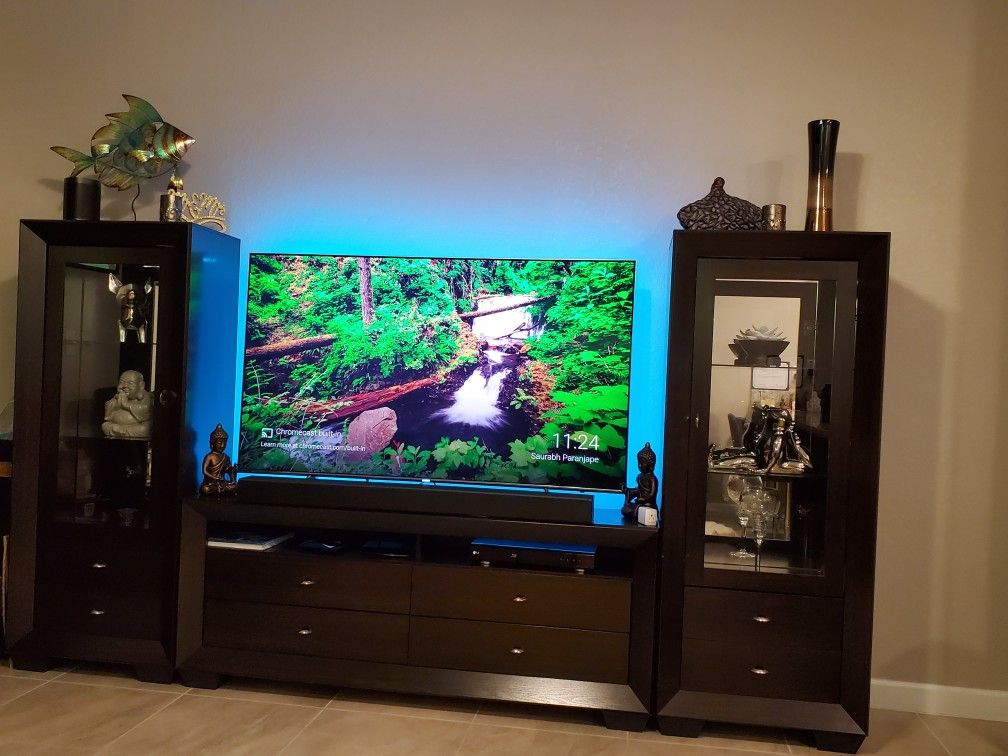 Entertainment System Wall Cabinets TV stand