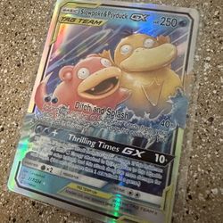 Slowpoke&psyduck Tag Team Pokemon Card