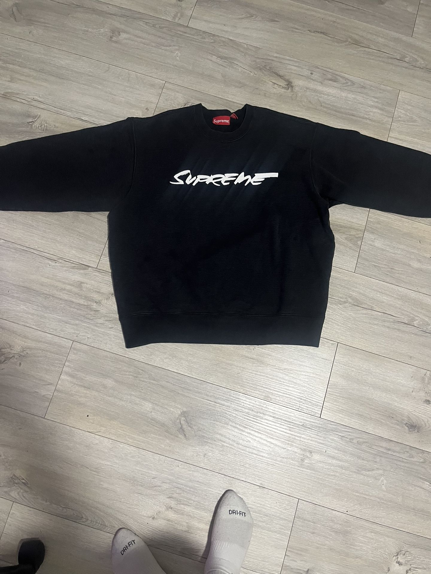 Used Black Supreme Sweatshirt