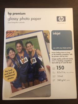 HP glossy photo Paper
