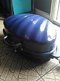 Tailgating, portable,royal blue, shell shaped, gas grill