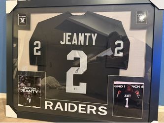 Ashton Jenty Signed Raiders Jersey