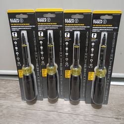 Klein Tools  11 In 1  Multi - Bits Ratcheting Driver 