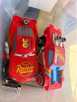 Lightning McQueen and Hot Wheels Build Your Own Car Kits