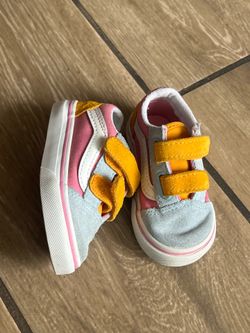 Colorful vans toddler 5c