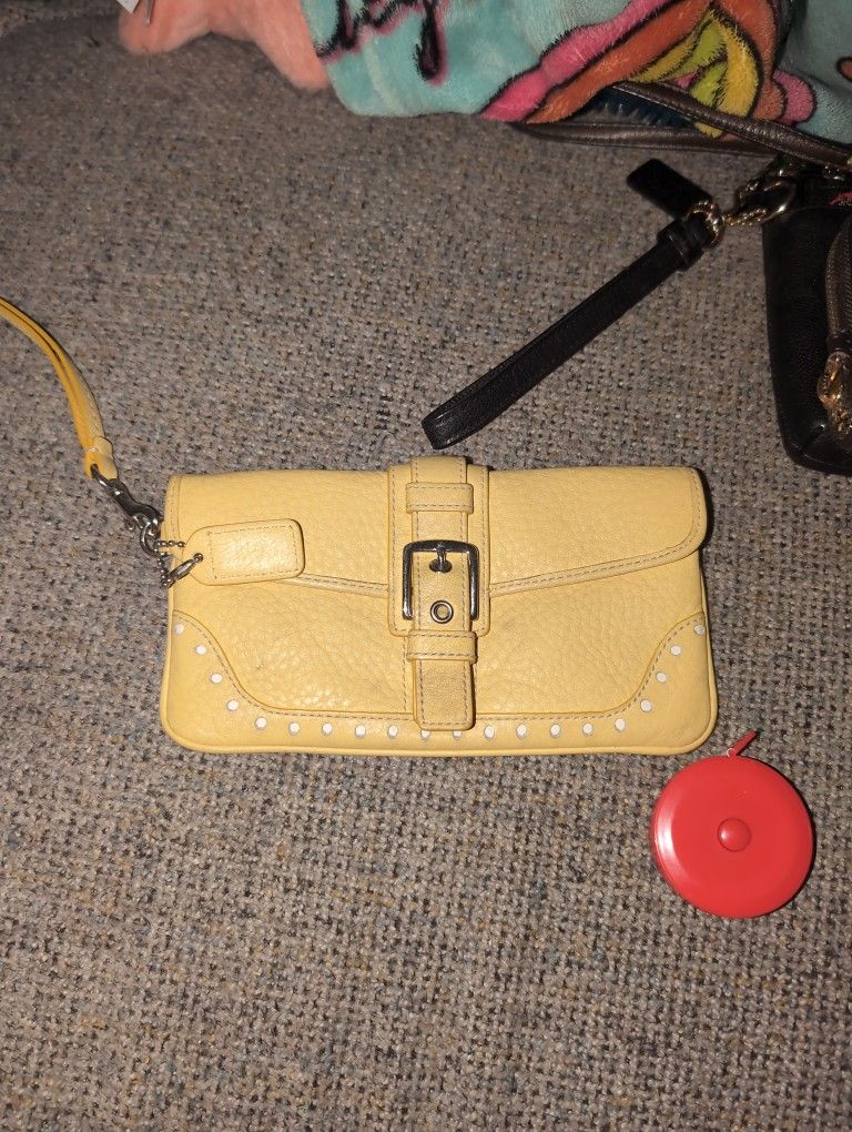 Vintage Coach Wristlet
