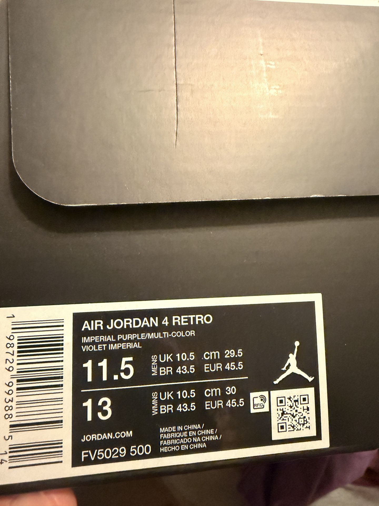 Jordan’s 4s Lakers