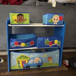 Cocomelon toddler bed room set with table and chair