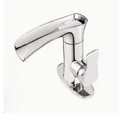 Bathroom Faucet Waterfall Silver 