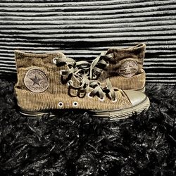 Brown Corduroy Converse Chuck Taylor M6 W8 