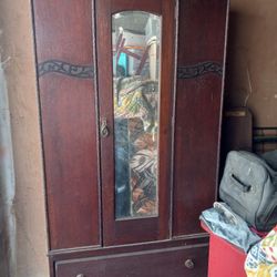 Antique Wardrobe Cabinet