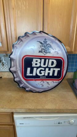 Bud Light Metal Sign 