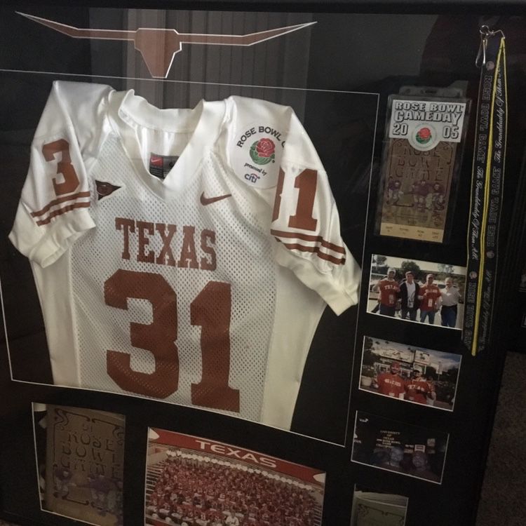 Aaron Ross Rose Bowl Game Used Jersey Texas Longhorns