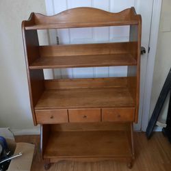 Wooden Shelves/ Small Bookcase