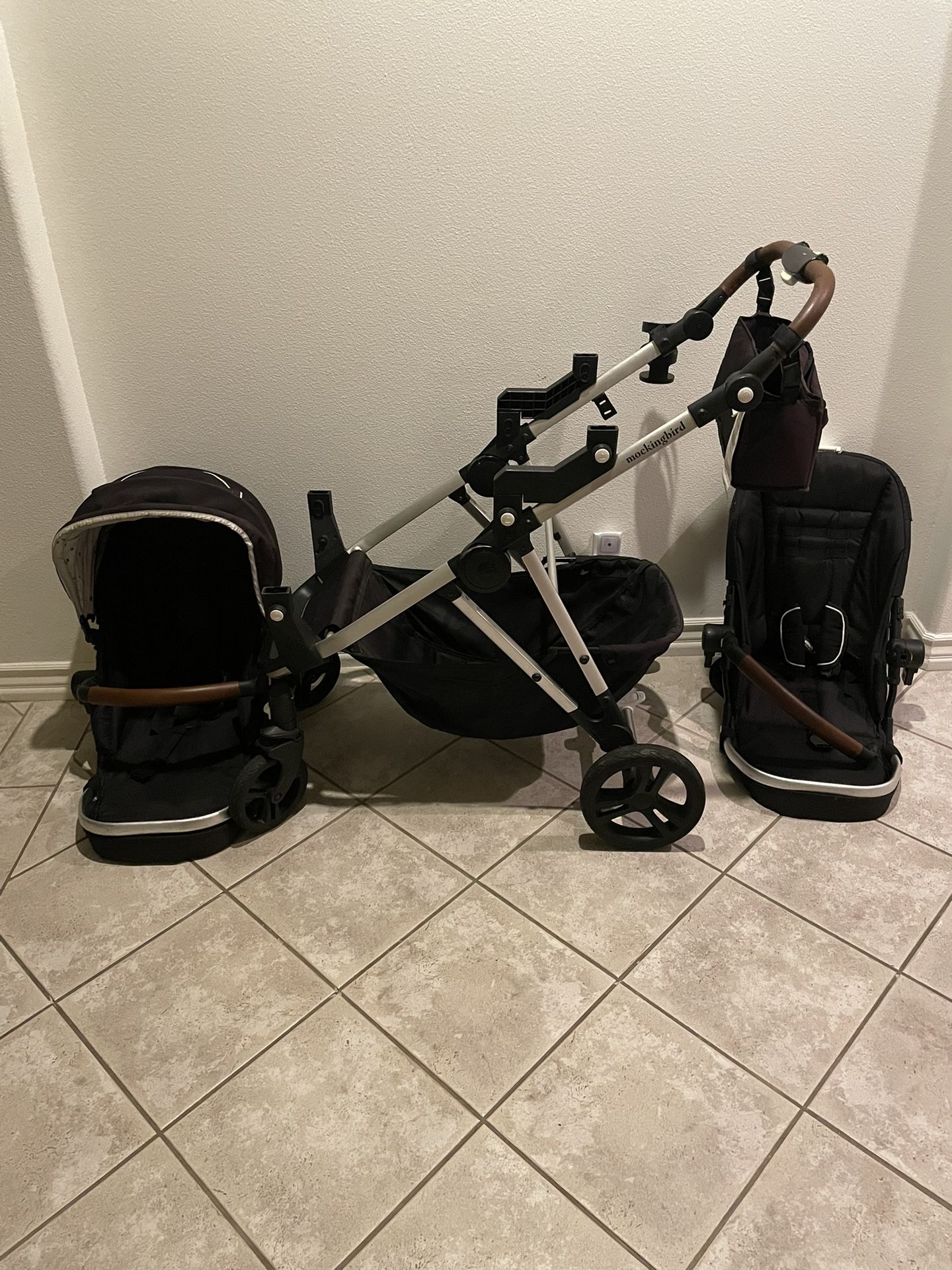Mockingbird Single To Double Stroller 