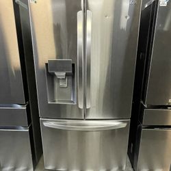 Lg ThinQ French Door Refrigerator In Stainless Steel
