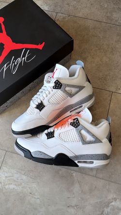 Jordan 4 White Cement 