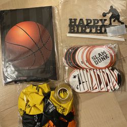 Basketball Happy Birthday Party Supplies