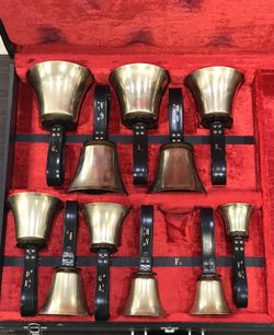 Schulmerich Hand Bells With Case