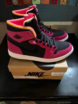 Jordan 1 high zoom cmft hyper pink/fireberry size 11