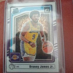 LeBron James jr. Card value rookies