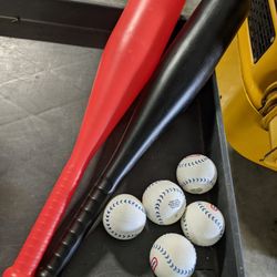 Plastic Bats/Rubber Balls