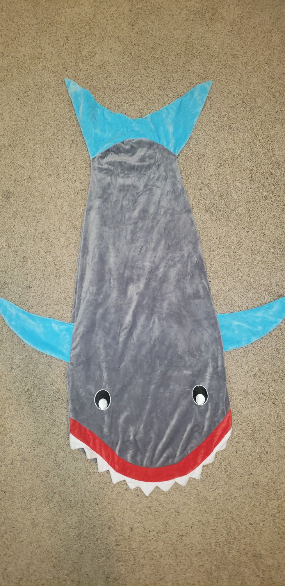 Snuggie tails shark blanket