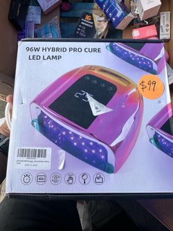 [285]. ANGNYA 96 W Rechargeable U V Lights for Nails, LED Nail Lamp with 42 Beads Nail Dryer Portable Nail Lamp Gel U V Led Nail Lamp with 4 Timer Set