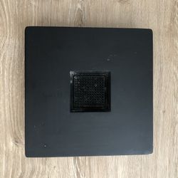 Black Metal Plate With Floral Spikes For Flower Arrangements