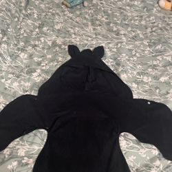 Newborn Baby Bat Costume Color Black