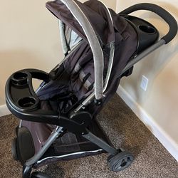 Car seat and stroller together