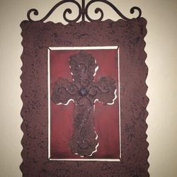 Designer rod iron art. One of a kind.  19”x24”