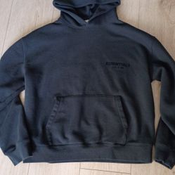 Black Essentials Hoodie