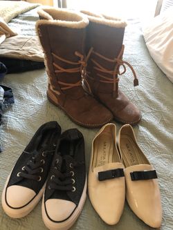 ALL SIZE 7 both front ones new, UGGS HAVE A SPOT ON THR FRONT