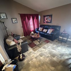 Couch / Tables / Lamp Set For Sale 