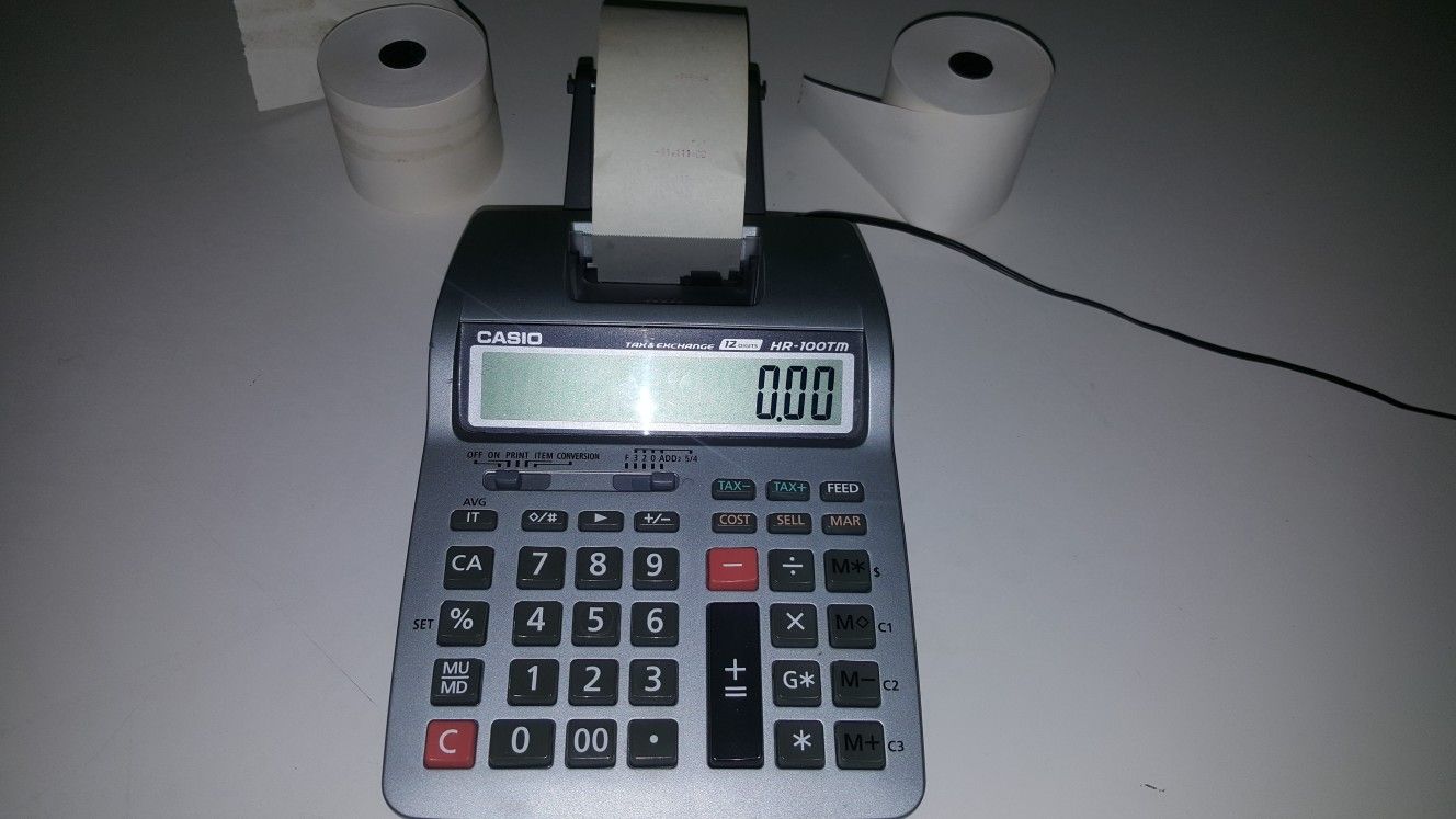 Casio Tax & Exchange Calculator