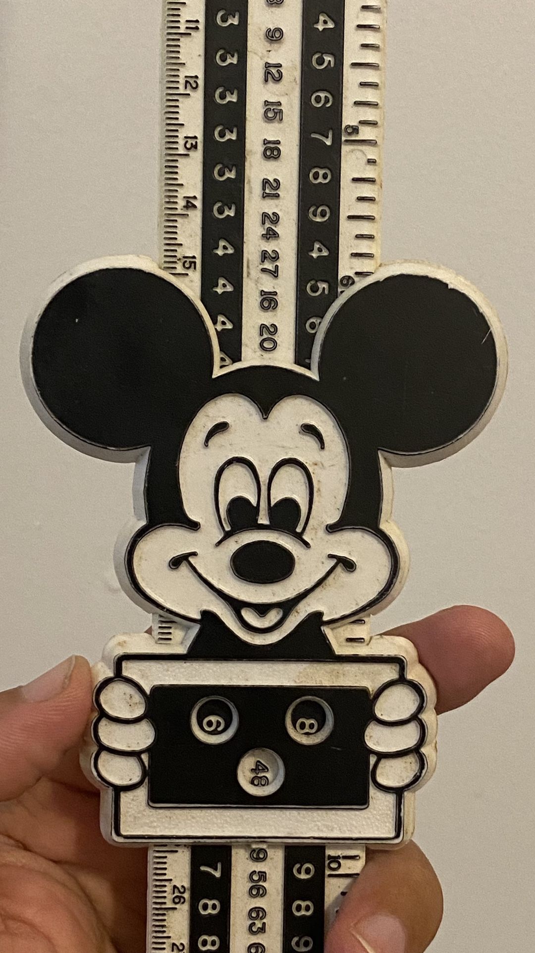 Vintage 1982 Walt Disney World Mickey Ruler