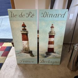Lighthouse Canvas Art 2 Piece Set
